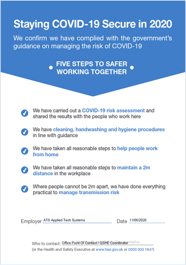 Risk Assessment for COVID-19